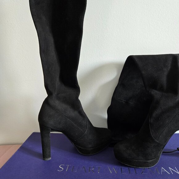Stuart Weitzman High Heels Boots Size 4 - Picture 10 of 11